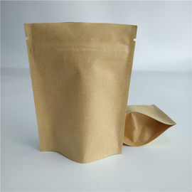 ยืนขึ้นถุงถุงกระดาษที่กำหนดเอง Ziplock หลายขนาดสำหรับถั่วผลไม้แห้ง